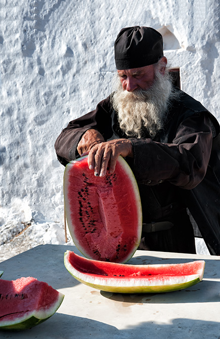 Αγιοφάραγγο. ερημίτης ασκητής Θεόδωρος, Αστερούσια, φωτογραφία Νίκου Ψιλάκη